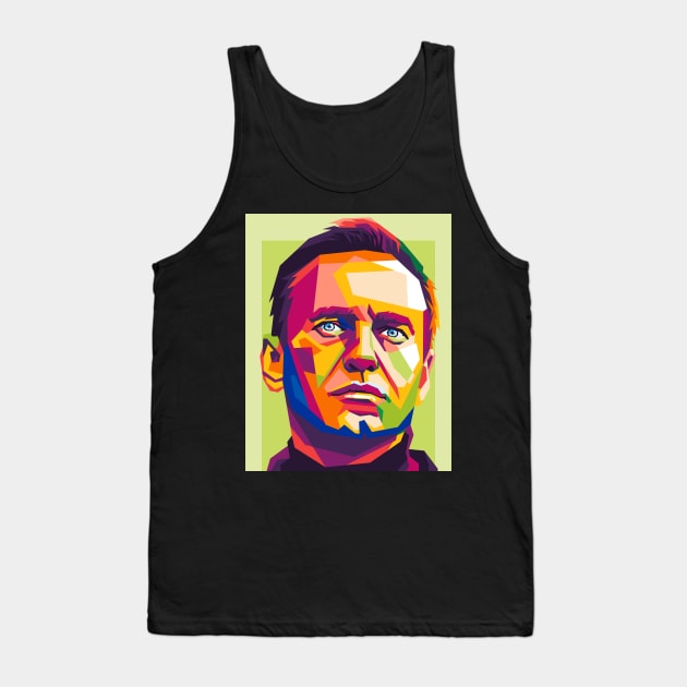 navalny Tank Top by cool pop art house